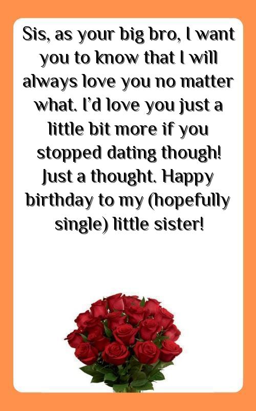 unique birthday wishes for sister